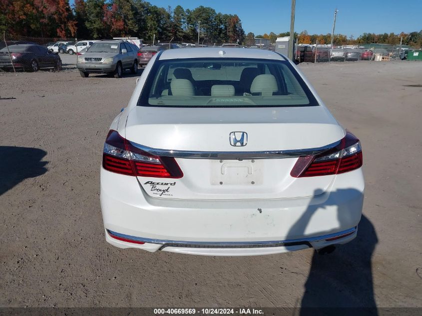 2016 Honda Accord Ex VIN: 1HGCR2F71GA096973 Lot: 40669569