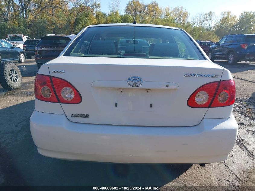 2006 Toyota Corolla Le VIN: JTDBR32E160059317 Lot: 40669602