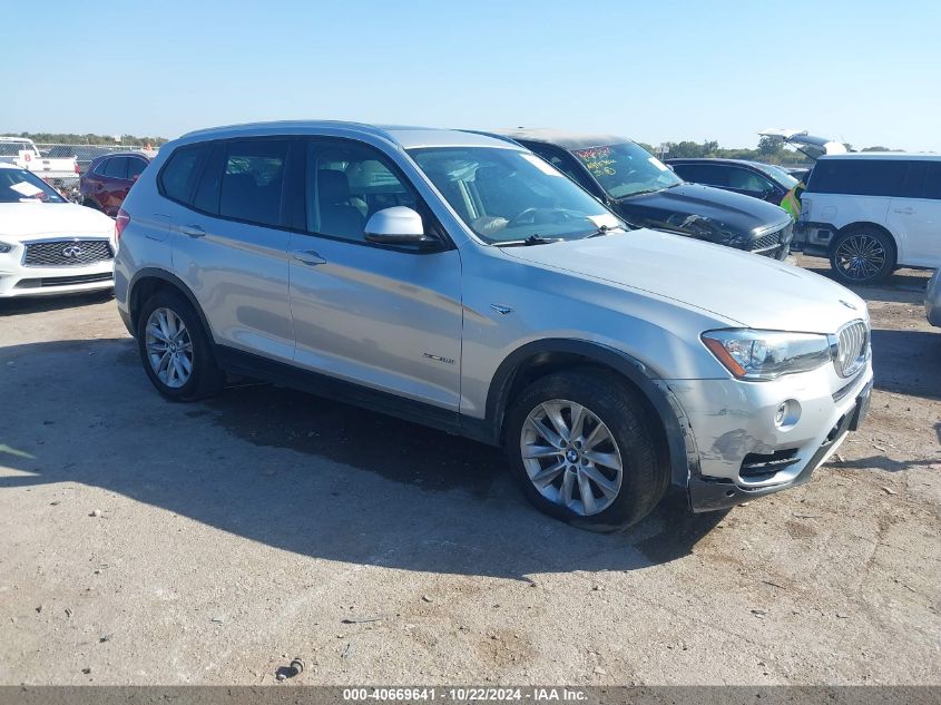 2017 BMW X3 xDrive28I VIN: 5UXWX9C32H0T17725 Lot: 40669641