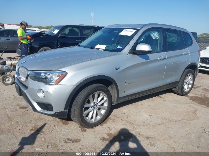 2017 BMW X3 xDrive28I VIN: 5UXWX9C32H0T17725 Lot: 40669641