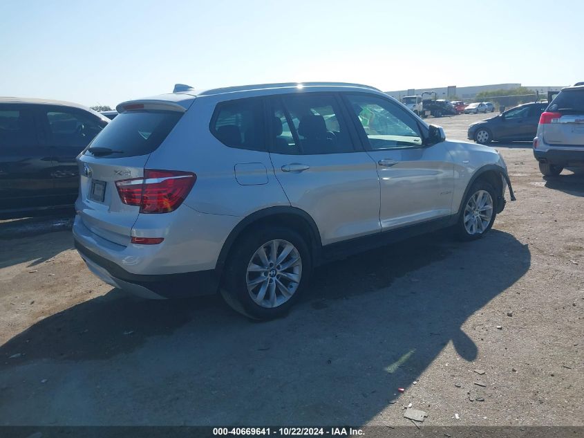 2017 BMW X3 xDrive28I VIN: 5UXWX9C32H0T17725 Lot: 40669641