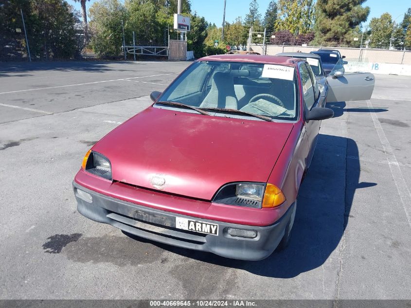 1994 Geo Metro VIN: 2C1MR2467R6707650 Lot: 40669645