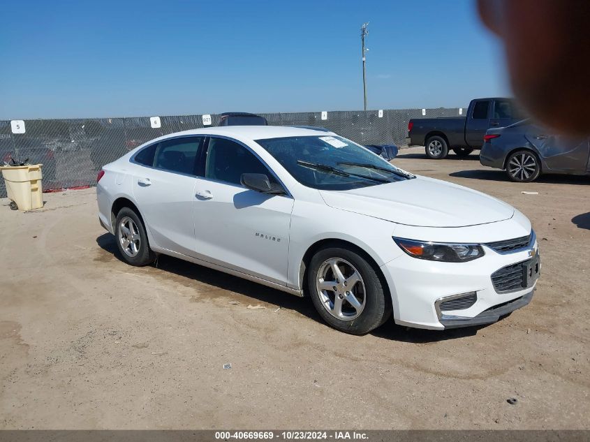 VIN 1G1ZB5ST1JF180909 2018 CHEVROLET MALIBU no.1