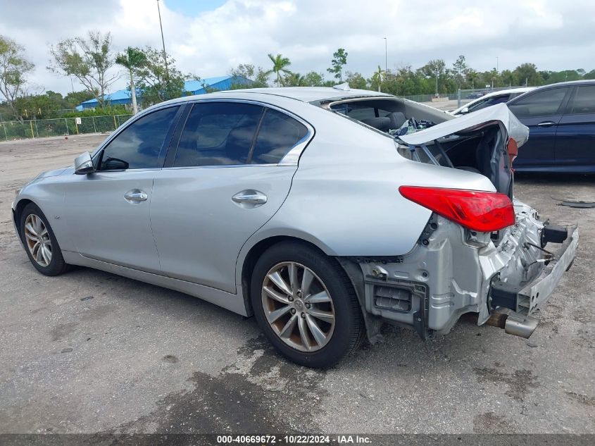 2017 Infiniti Q50 3.0T Premium VIN: JN1EV7APXHM737905 Lot: 40669672