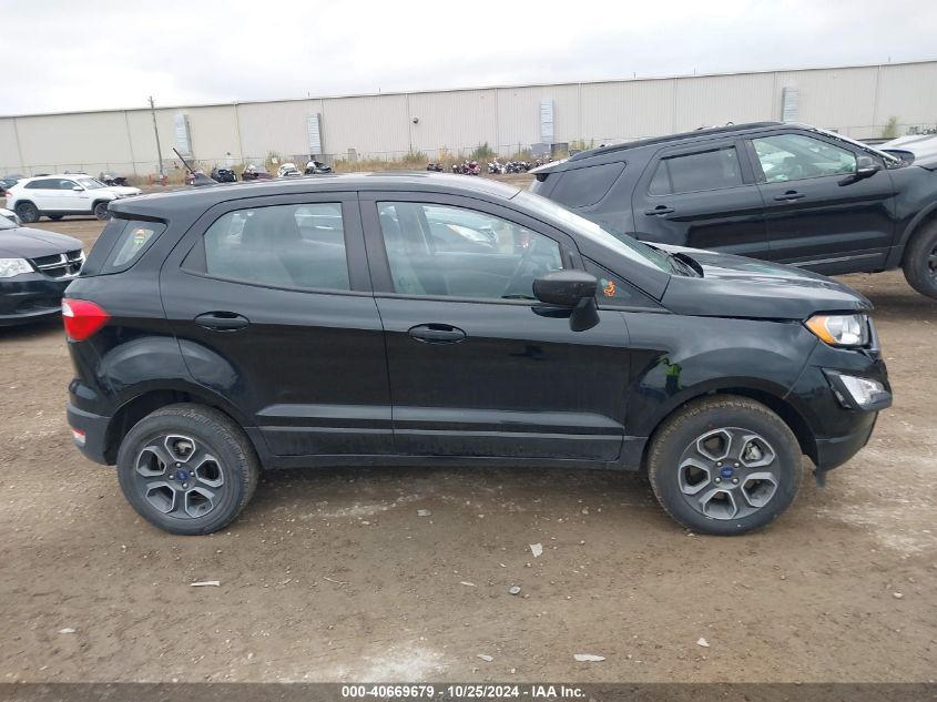 2021 Ford Ecosport S VIN: MAJ6S3FL8MC455227 Lot: 40669679