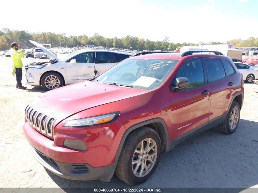 VIN 1C4PJLAB8HW662415 2017 Jeep Cherokee, Sport Fwd no.2