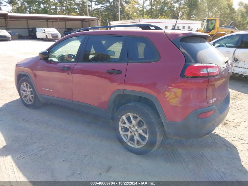 VIN 1C4PJLAB8HW662415 2017 Jeep Cherokee, Sport Fwd no.3