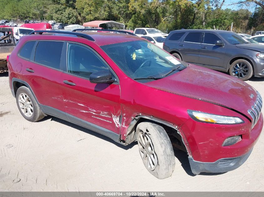 2017 Jeep Cherokee Sport Fwd VIN: 1C4PJLAB8HW662415 Lot: 40669704