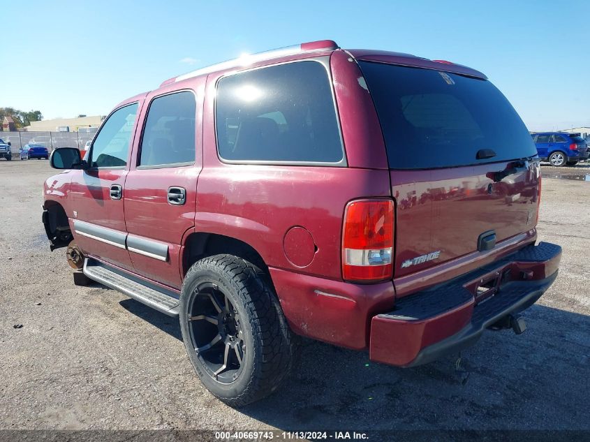 2004 Chevrolet Tahoe Ls VIN: 1GNEC13V14J107768 Lot: 40669743