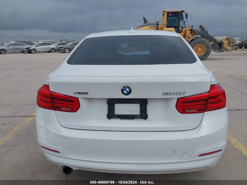 2017 BMW 320I xDrive VIN: WBA8E5G3XHNU44659 Lot: 40669769