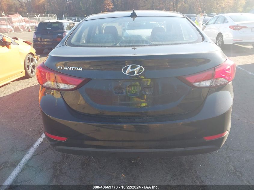 2016 Hyundai Elantra Se VIN: KMHDH4AE0GU544007 Lot: 40669773