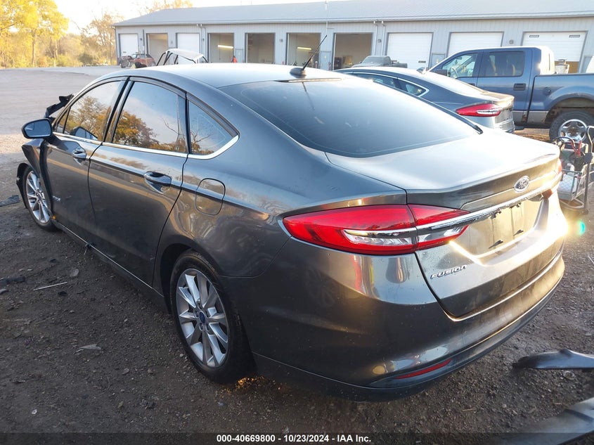 VIN 3FA6P0LUXHR357577 2017 FORD FUSION HYBRID SE