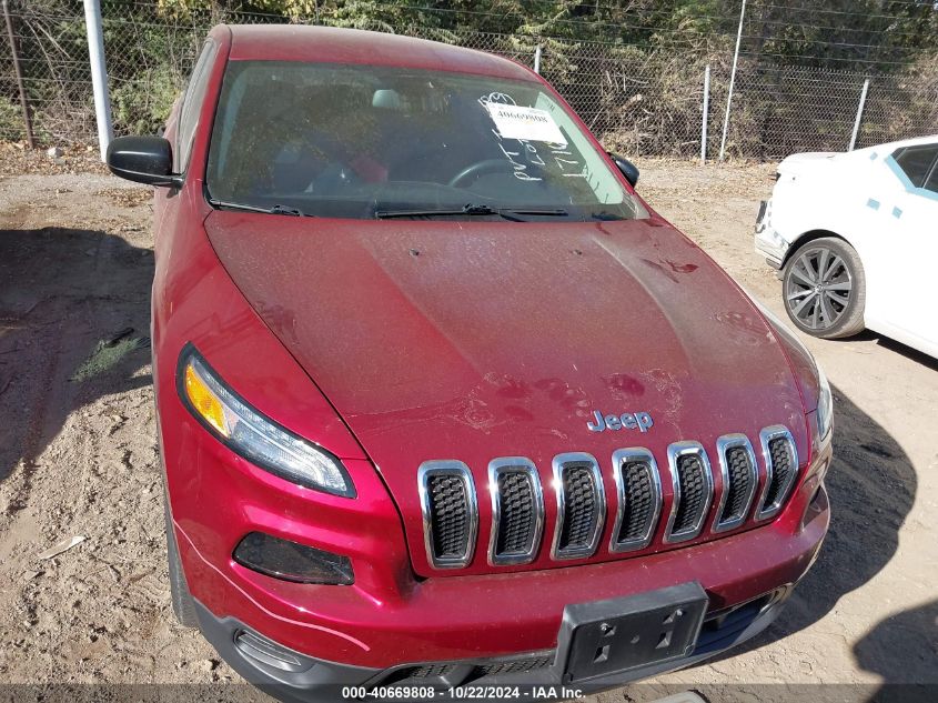 2014 Jeep Cherokee Sport VIN: 1C4PJMAB1EW171685 Lot: 40669808