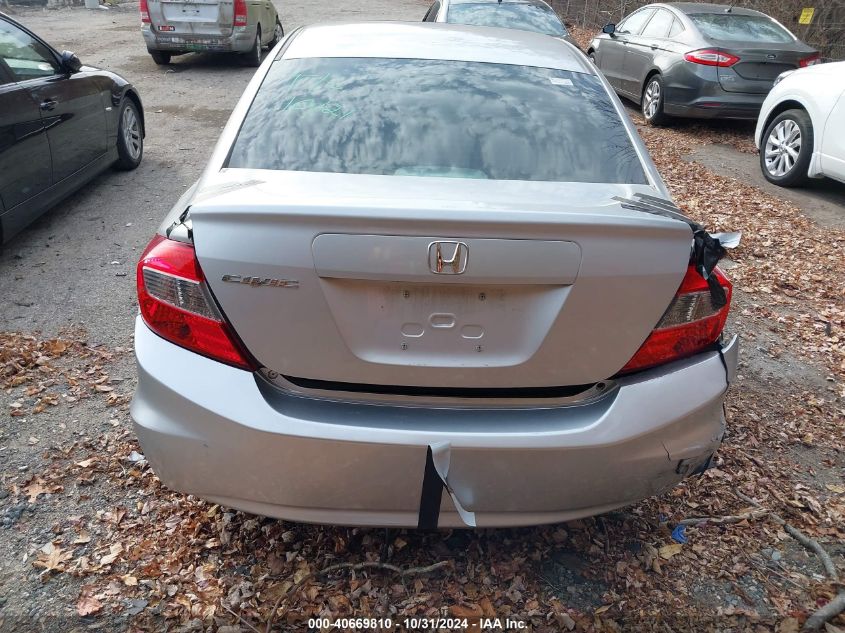 2012 Honda Civic Ex-L VIN: 2HGFB2F98CH590486 Lot: 40669810