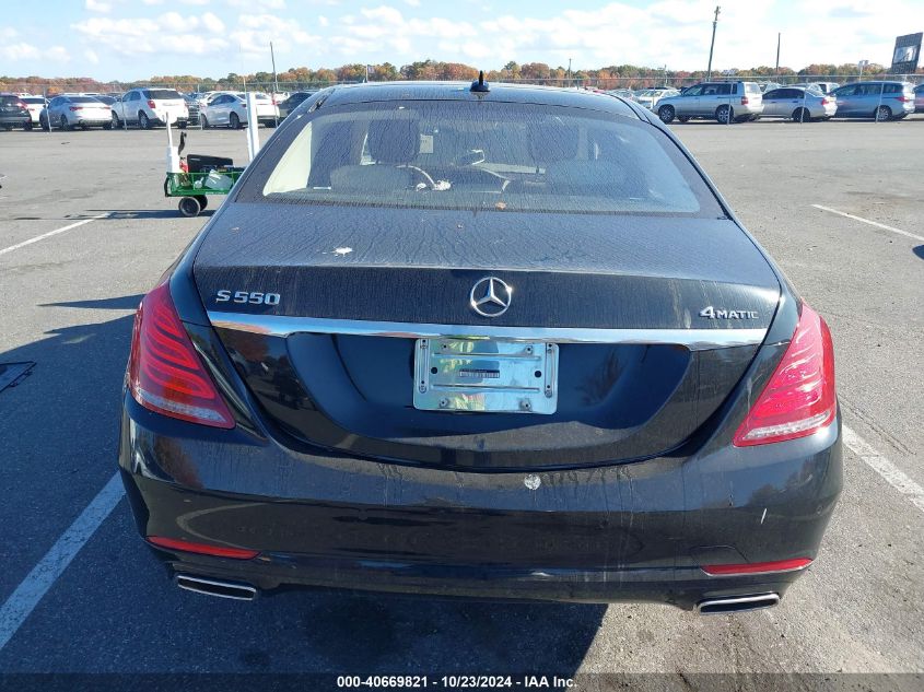 2015 Mercedes-Benz S 550 4Matic VIN: WDDUG8FB3FA084943 Lot: 40669821