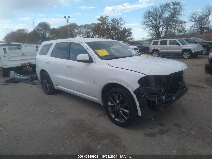 2014 Dodge Durango Sxt VIN: 1C4RDJAG1EC365242 Lot: 40669926