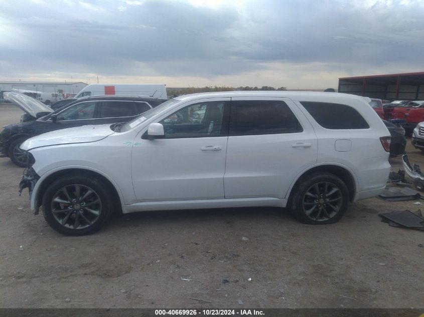 2014 Dodge Durango Sxt VIN: 1C4RDJAG1EC365242 Lot: 40669926