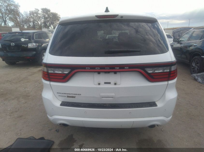 2014 Dodge Durango Sxt VIN: 1C4RDJAG1EC365242 Lot: 40669926