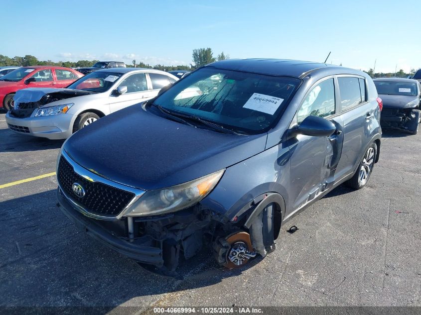 2014 Kia Sportage Lx VIN: KNDPB3AC3E7562458 Lot: 40669994