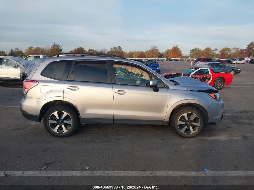 2018 Subaru Forester 2.5I Premium VIN: JF2SJAGC6JH551811 Lot: 40669999