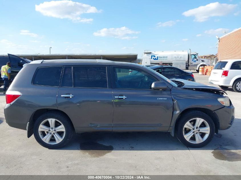 2009 Toyota Highlander Limited VIN: JTEDS42A092079725 Lot: 40670004