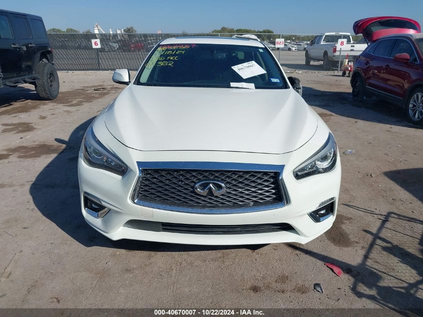 2019 Infiniti Q50 3.0T Luxe VIN: JN1EV7AP3KM543238 Lot: 40670007