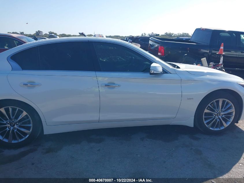 2019 Infiniti Q50 3.0T Luxe VIN: JN1EV7AP3KM543238 Lot: 40670007