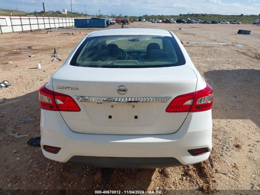 2019 NISSAN SENTRA S - 3N1AB7AP9KY327995