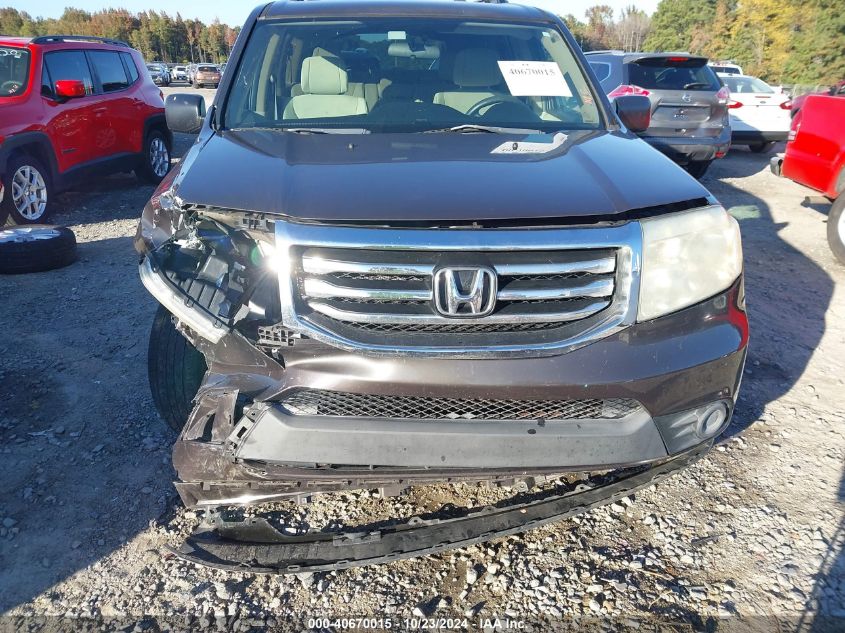 2013 Honda Pilot Lx VIN: 5FNYF3H27DB044593 Lot: 40670015