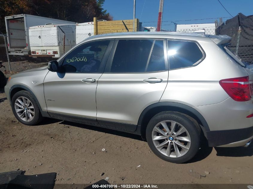 2014 BMW X3 xDrive28I VIN: 5UXWX9C59E0D42895 Lot: 40670016