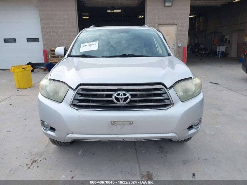 2009 Toyota Highlander Sport VIN: JTEES43A892119827 Lot: 40670045