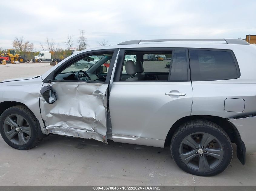 2009 Toyota Highlander Sport VIN: JTEES43A892119827 Lot: 40670045