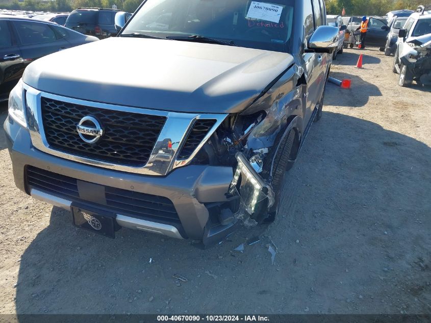 2017 Nissan Armada Platinum VIN: JN8AY2NE1H9706788 Lot: 40670090