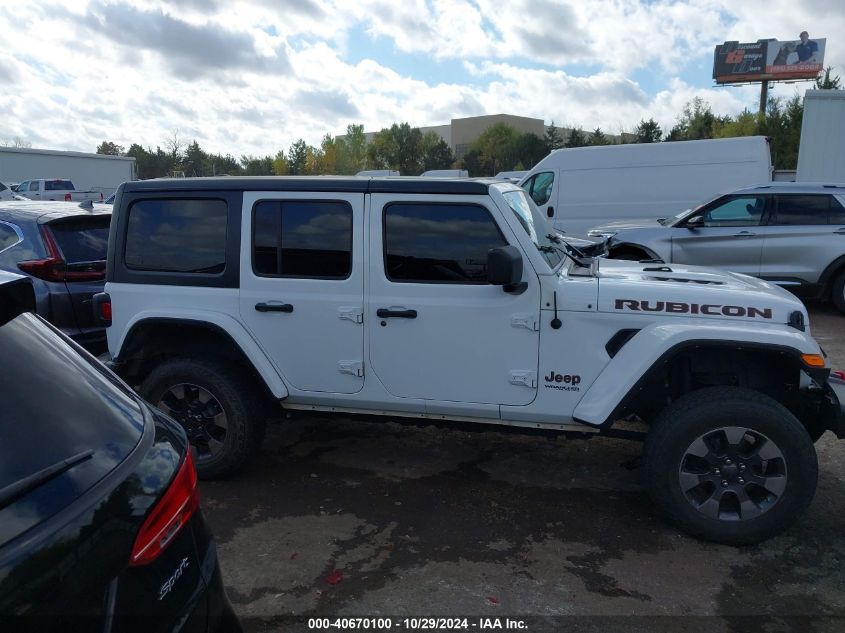 2021 Jeep Wrangler Unlimited Rubicon 4X4 VIN: 1C4HJXFN1MW819615 Lot: 40670100