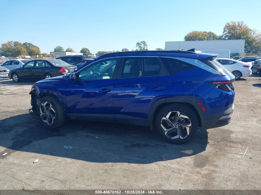 2022 Hyundai Tucson Sel VIN: 5NMJC3AE7NH091301 Lot: 40670102