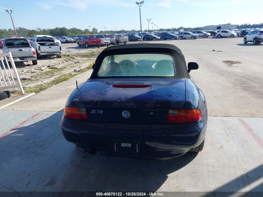 1996 BMW Z3 1.9 VIN: 4USCH7327TLB73896 Lot: 40670122