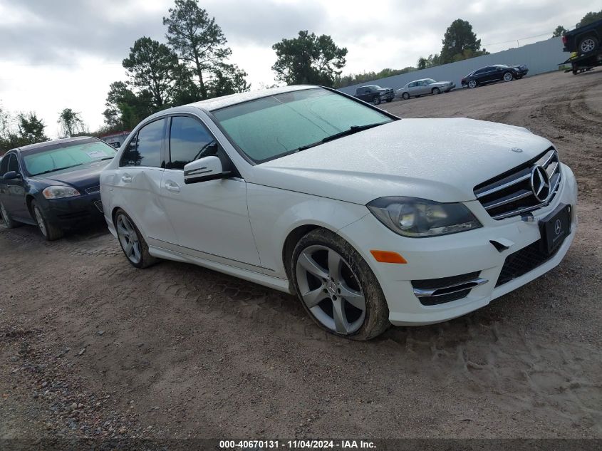 VIN WDDGF4HB1EA968044 2014 MERCEDES-BENZ C 250 no.1