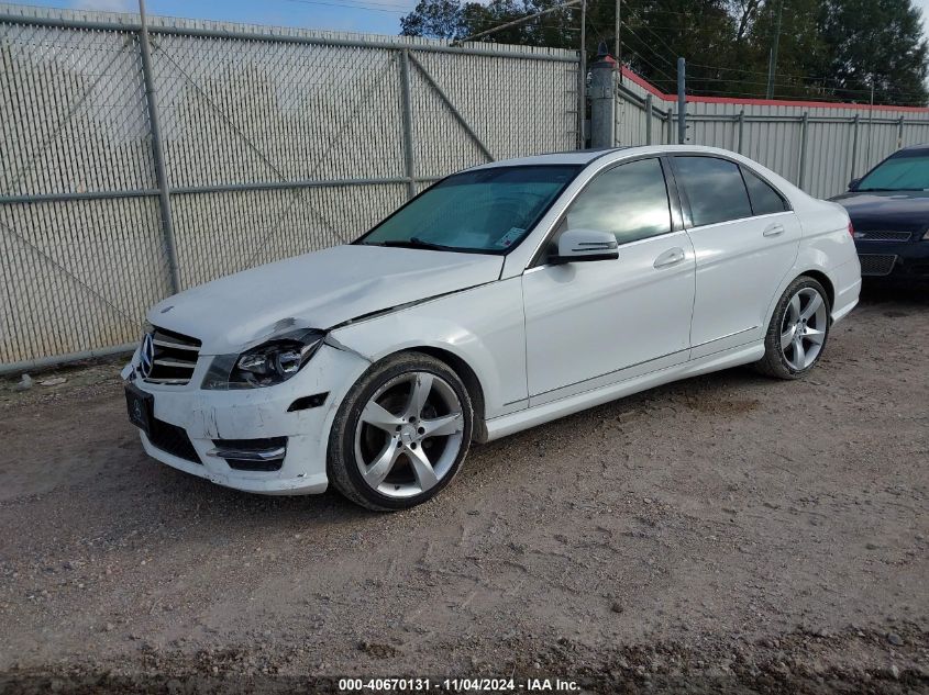 VIN WDDGF4HB1EA968044 2014 MERCEDES-BENZ C 250 no.2