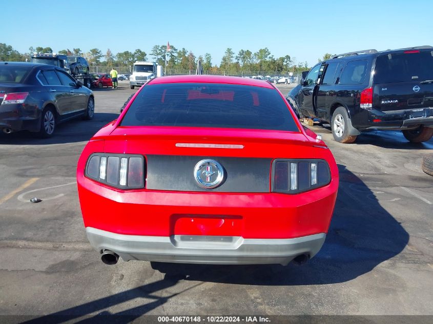 2012 Ford Mustang V6 VIN: 1ZVBP8AM1C5225729 Lot: 40670148