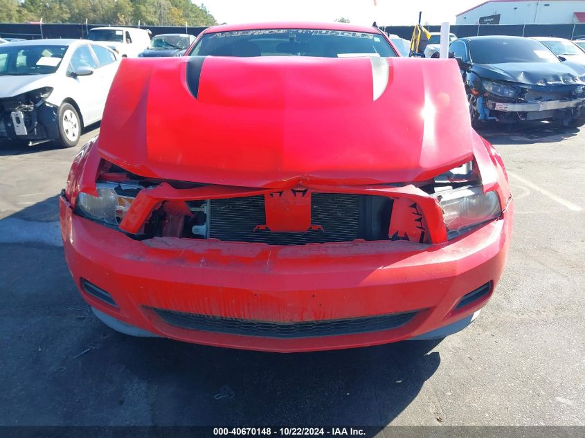 2012 Ford Mustang V6 VIN: 1ZVBP8AM1C5225729 Lot: 40670148