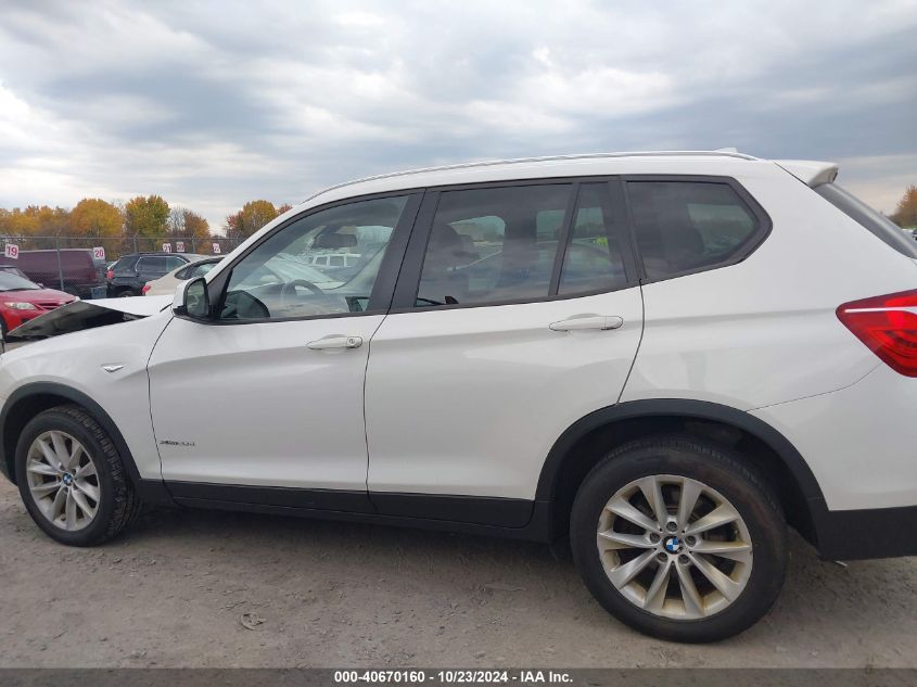 2016 BMW X3 xDrive28D VIN: 5UXWY3C52G0N87709 Lot: 40670160