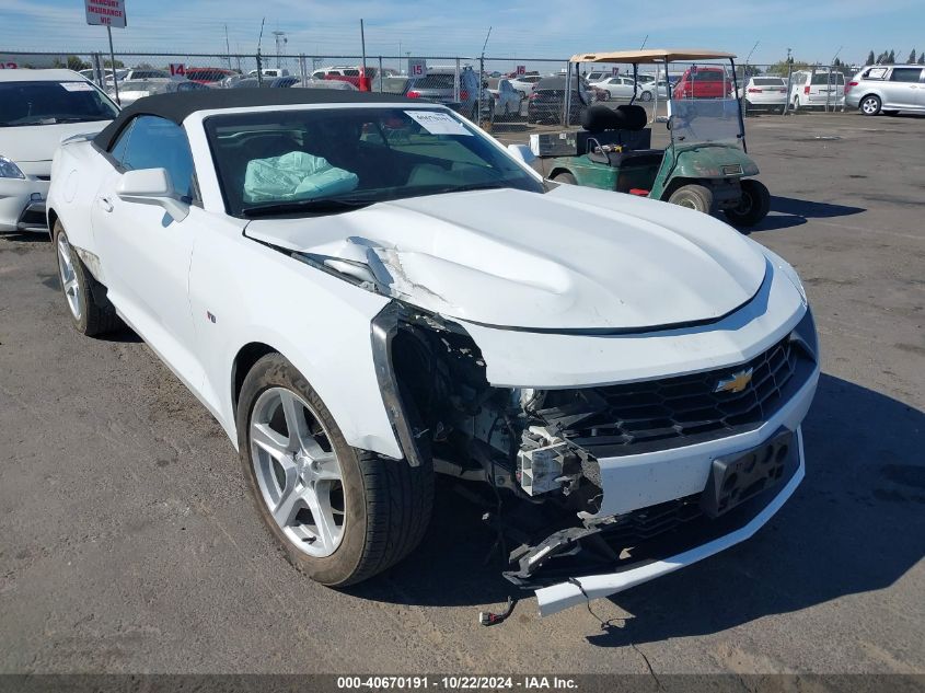 2019 Chevrolet Camaro 1Lt VIN: 1G1FB3DX5K0148881 Lot: 40670191