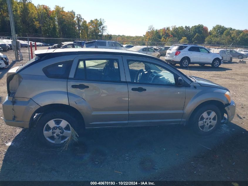 2008 Dodge Caliber Se VIN: 1B3HB28B78D559081 Lot: 40670193