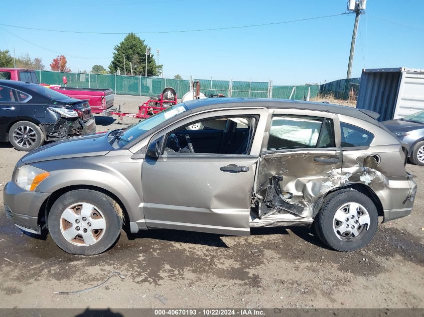 2008 Dodge Caliber Se VIN: 1B3HB28B78D559081 Lot: 40670193