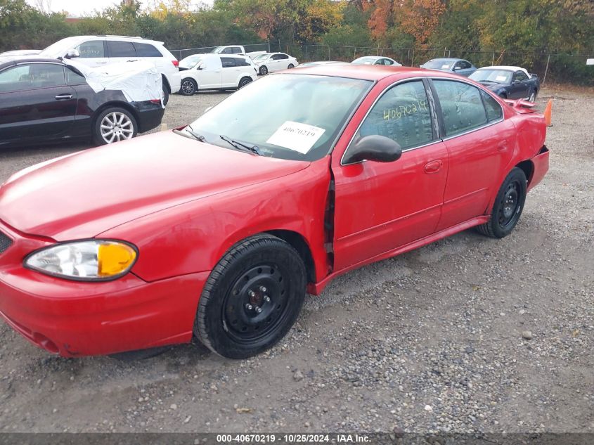 2003 Pontiac Grand Am Se1 VIN: 1G2NF52F03C106846 Lot: 40670219