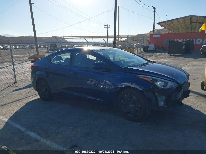 2016 Hyundai Elantra Se VIN: 5NPDH4AE0GH710430 Lot: 40670232