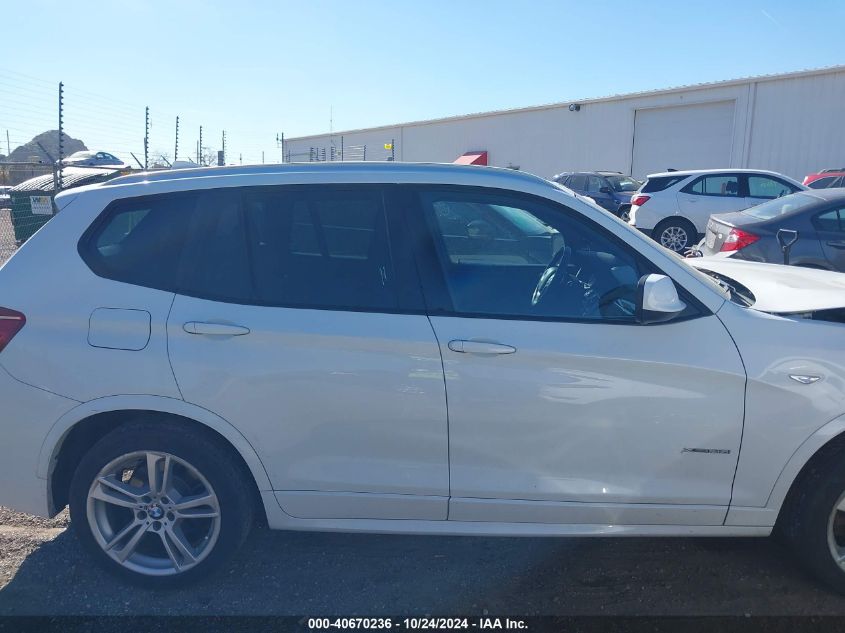 2014 BMW X3 xDrive35I VIN: 5UXWX7C59E0E78514 Lot: 40670236