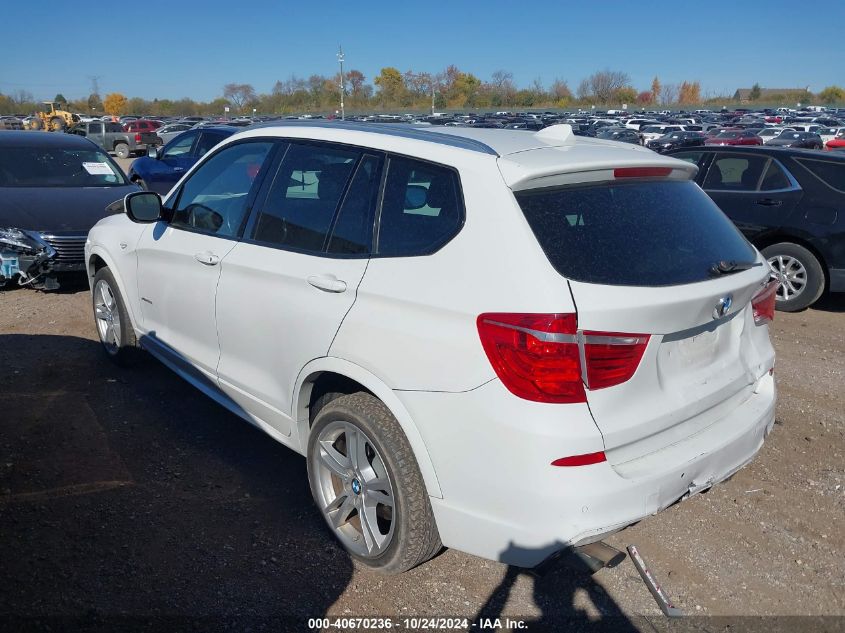 VIN 5UXWX7C59E0E78514 2014 BMW X3, Xdrive35I no.3