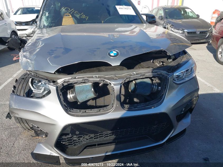 2020 BMW X3 M Competition VIN: 5YMTS0C02LLA57753 Lot: 40670273