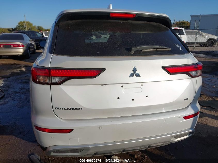 2024 Mitsubishi Outlander Se 2.5 2Wd VIN: JA4J3VA80RZ011306 Lot: 40670274